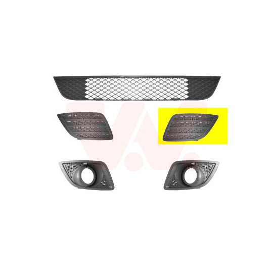 Van Wezel 1806591 Ventilation Grille, bumper to suit Ford