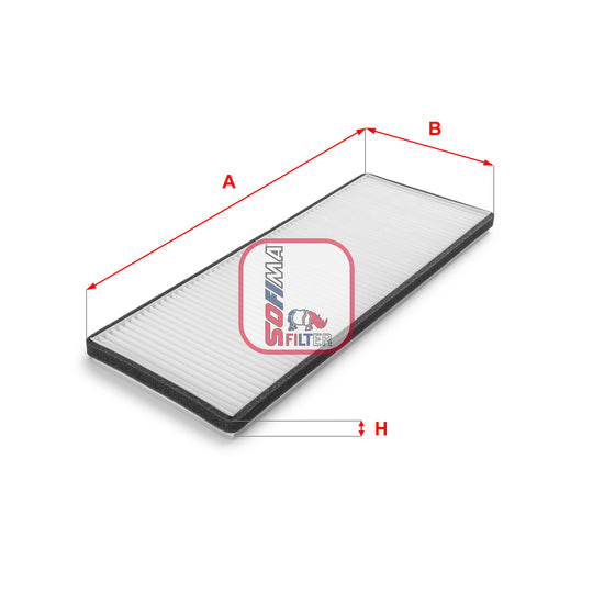 Sofima S 3015 C Filter, interior air to suit Citroën, Opel, Vauxhall