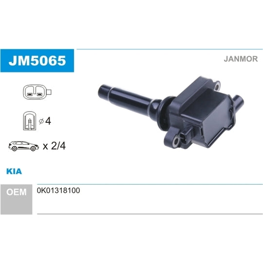 Janmor Ignition coil to suit Kia
