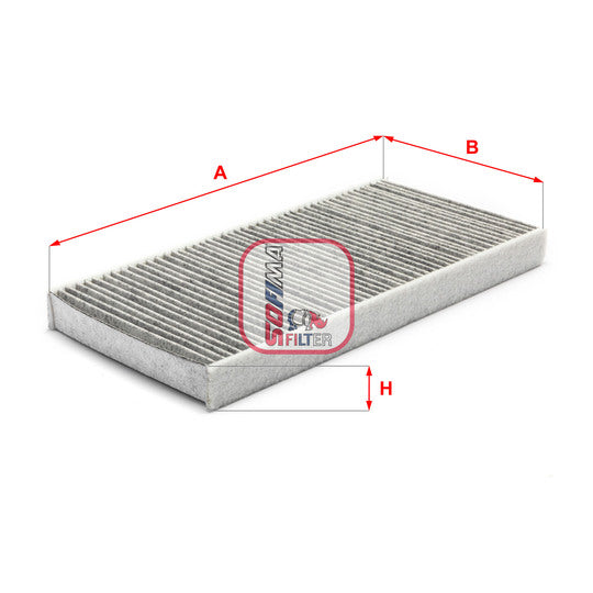 Sofima Filter, interior air to suit Ford