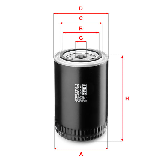 Sofima Oil filter to suit Nissan, Fiat, Case