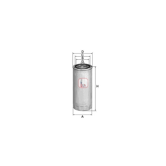 Sofima Fuel filter to suit Ford, Mercedes-Benz, Iveco