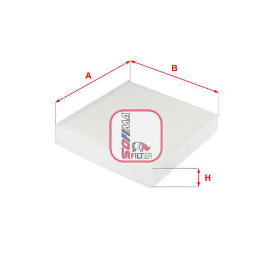 Sofima Filter, interior air to suit Nissan, Renault