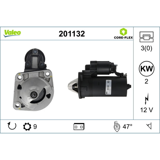 Valeo Starter to suit Ford