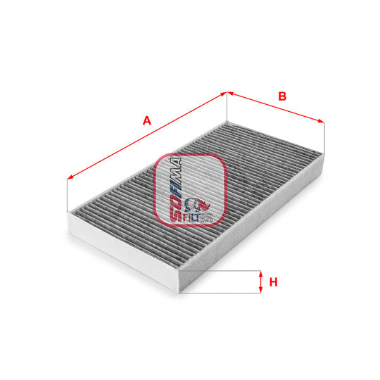 Sofima S 4100 CA Filter, interior air to suit Fiat, Opel, Saab