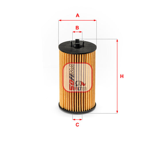 Sofima Oil filter to suit Opel, Vauxhall