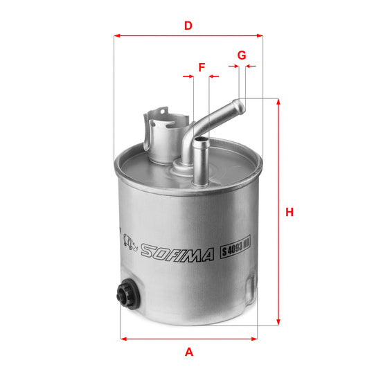 Sofima Fuel filter to suit Nissan