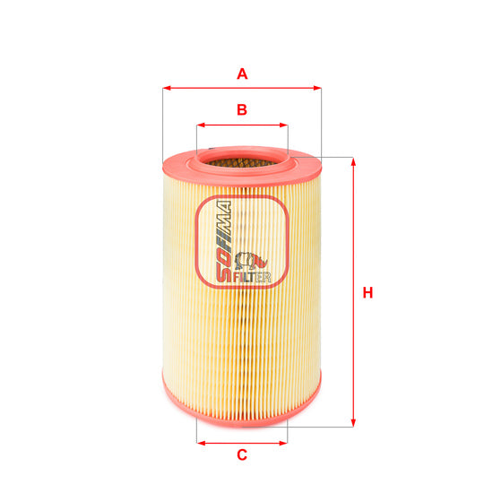 Sofima Air filter to suit Peugeot, Citroën, Fiat