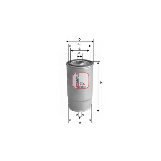 Sofima Fuel filter to suit Hyundai
