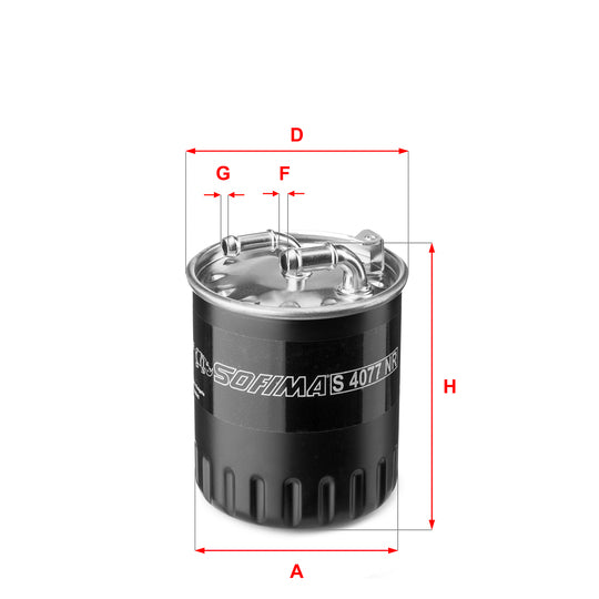 Sofima Fuel filter to suit Mercedes-Benz