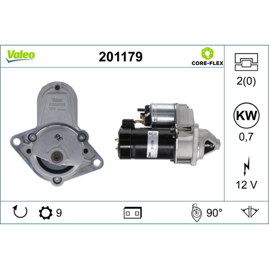 Valeo Starter to suit Ford, Opel, Vauxhall
