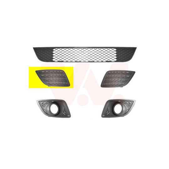 Van Wezel 1806592 Ventilation Grille, bumper to suit Ford