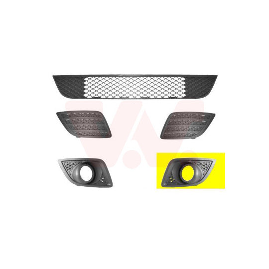 Van Wezel 1806593 Ventilation Grille, bumper to suit Ford