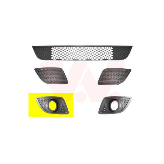 Van Wezel Ventilation Grille, bumper to suit Ford