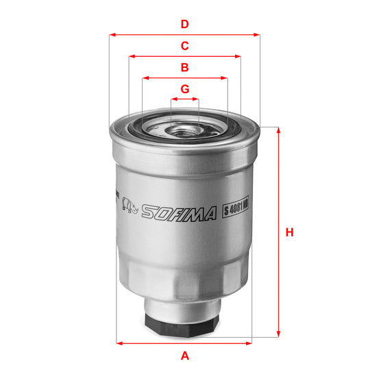 Sofima Fuel filter to suit Nissan