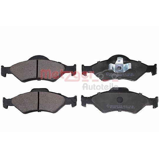 Metzger Brake Pad Set, disc brake to suit Ford