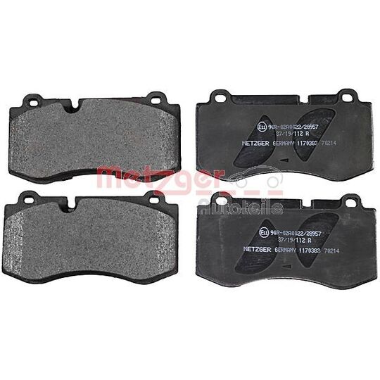 Metzger Brake Pad Set, disc brake to suit Mercedes-Benz