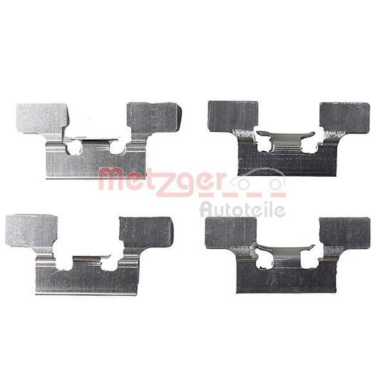 Metzger Accessory Kit, disc brake pad to suit Jaguar