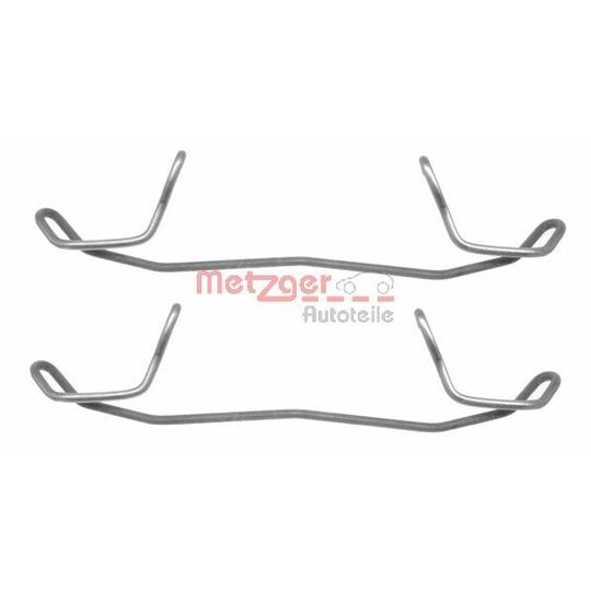 Metzger Accessory Kit, disc brake pad to suit VW