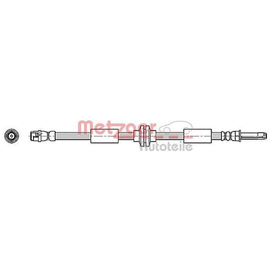 Metzger Brake Hose to suit VW
