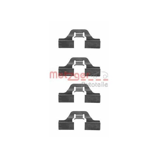 Metzger Accessory Kit, disc brake pad to suit Renault, Citroën/Peugeot, VAG