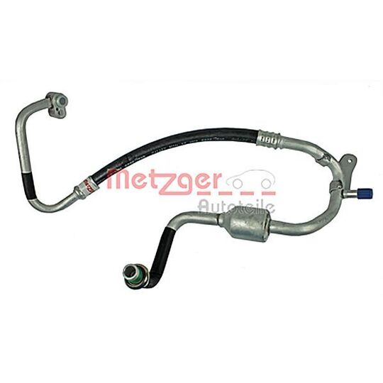 Metzger High-/Low Pressure Line, air conditioning to suit Ford, VAG