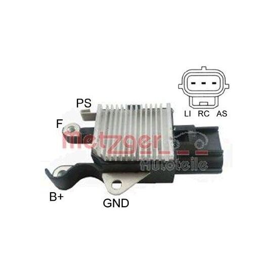 Metzger Alternator Regulator to suit Ford, Mazda, Hitachi