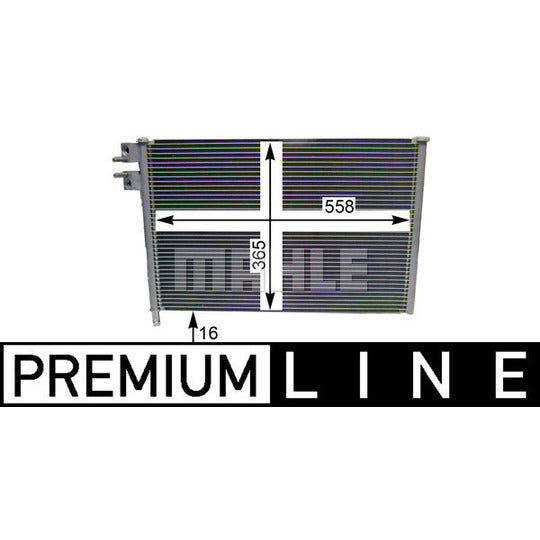 Mahle Condenser, air conditioning to suit Ford, Mazda