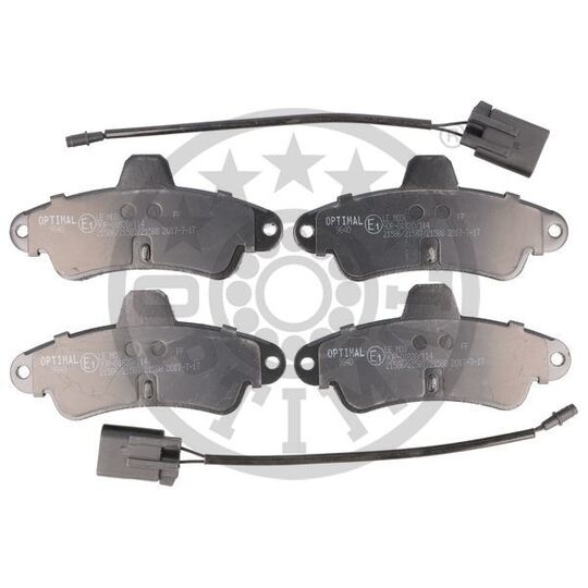 Optimal BP-09840 Brake Pad Set, disc brake to suit Ford
