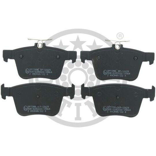 Optimal Brake Pad Set, disc brake to suit Audi, VW, Seat