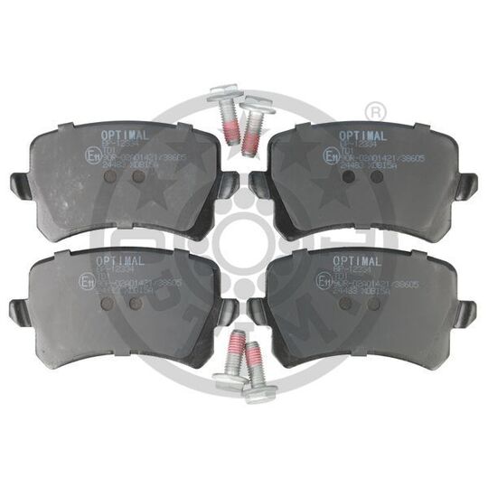 Optimal Brake Pad Set, disc brake to suit Audi, VW, Seat