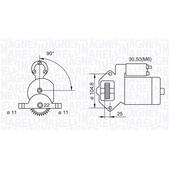 Magneti Marelli Starter to suit Ford