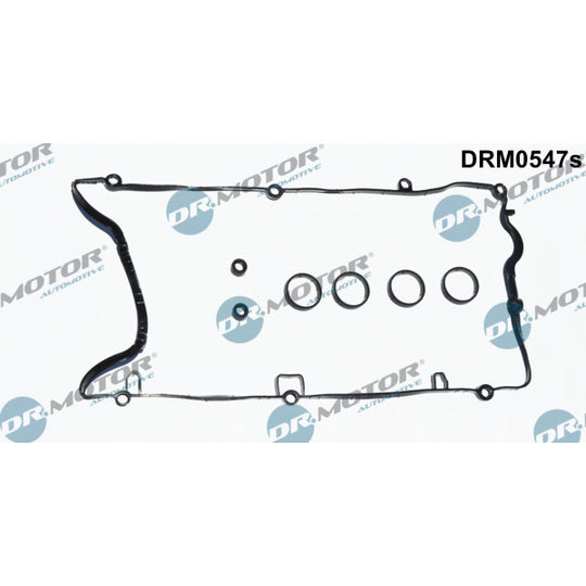 Dr.Motor Automotive Gasket Set, cylinder head cover to suit BMW, Peugeot, Citroën