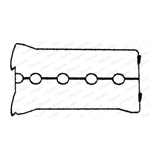 Payen Gasket, cylinder head cover to suit Daewoo