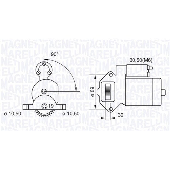 Magneti Marelli Starter to suit Ford