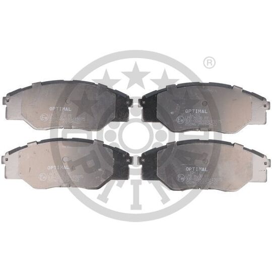 Optimal Brake Pad Set, disc brake to suit Toyota