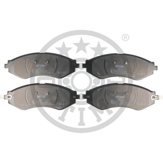 Optimal Brake Pad Set, disc brake to suit Chevrolet, Daewoo
