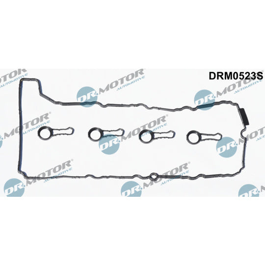 Dr.Motor Automotive Gasket Set, cylinder head cover to suit BMW