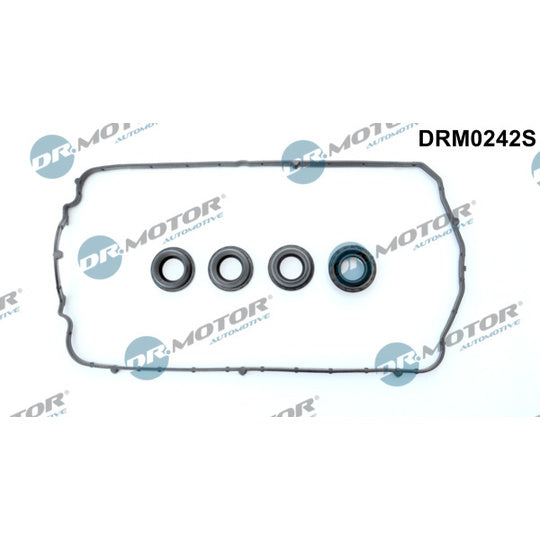 Dr.Motor Automotive Gasket Set, cylinder head cover to suit Renault