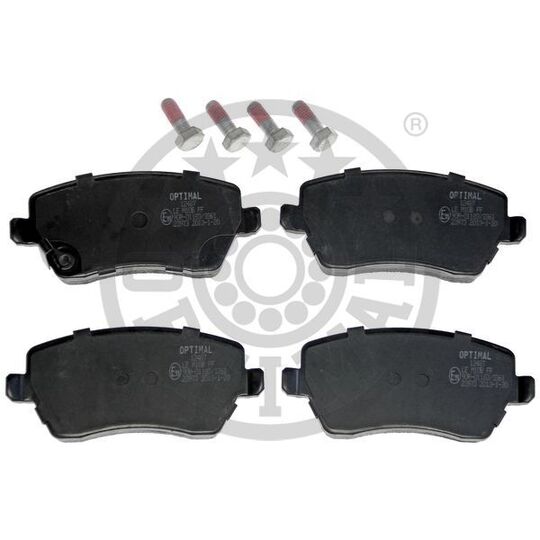 Optimal Brake Pad Set, disc brake to suit Suzuki, Opel