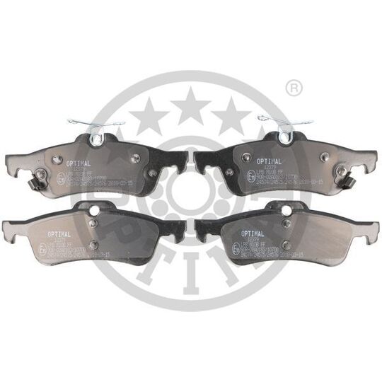 Optimal Brake Pad Set, disc brake to suit Toyota