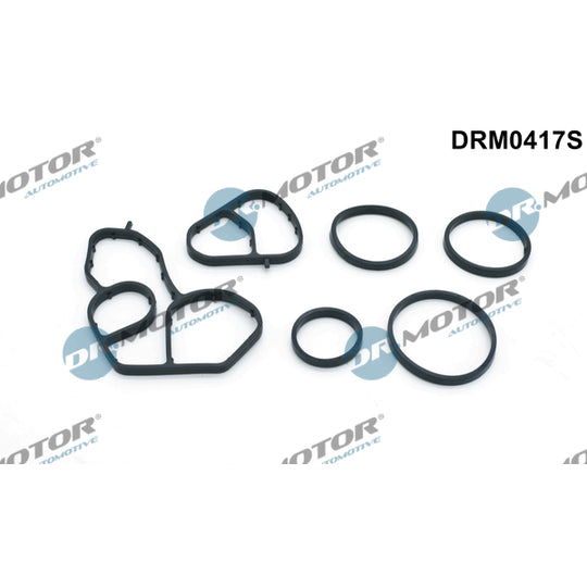 Dr.Motor Automotive Gasket Set, oil cooler to suit Mitsubishi, Ford, Mazda