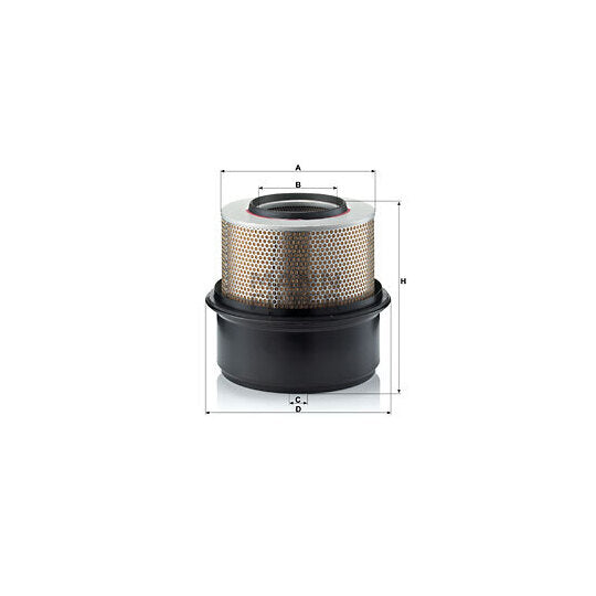 Mann-Filter Air filter to suit Ford, Mercedes-Benz