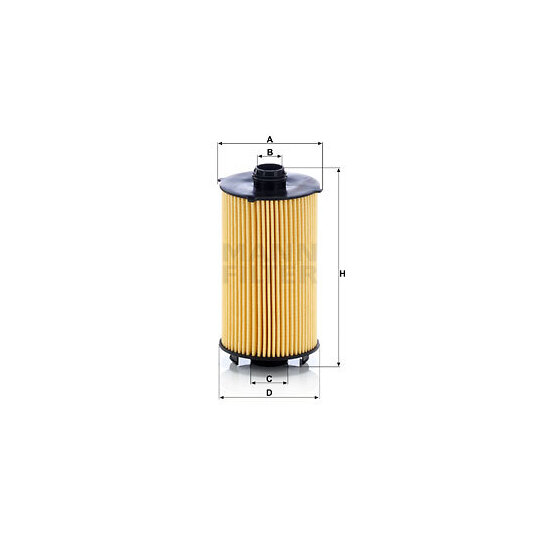 Mann-Filter Oil filter to suit Case, Iveco, New Holland