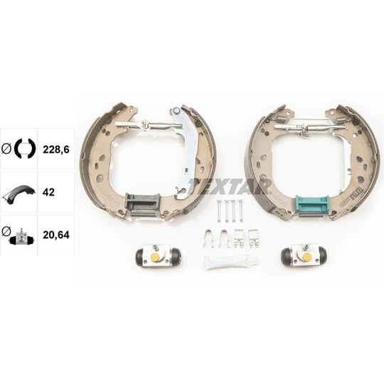 Textar Brake Shoe Set to suit Ford