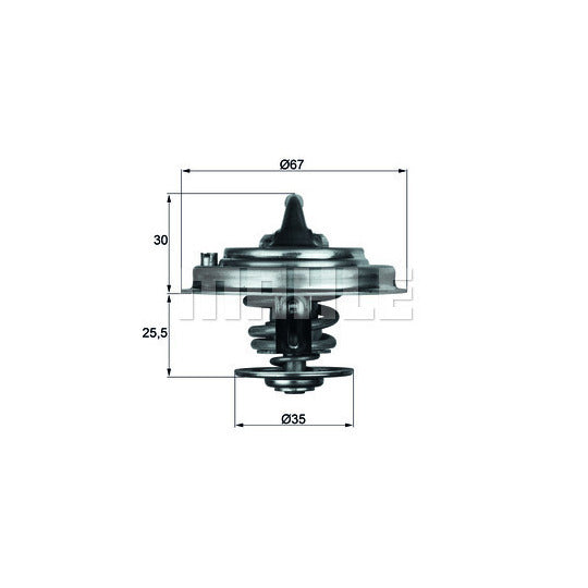 Mahle Thermostat, coolant to suit Ford, Audi, VW