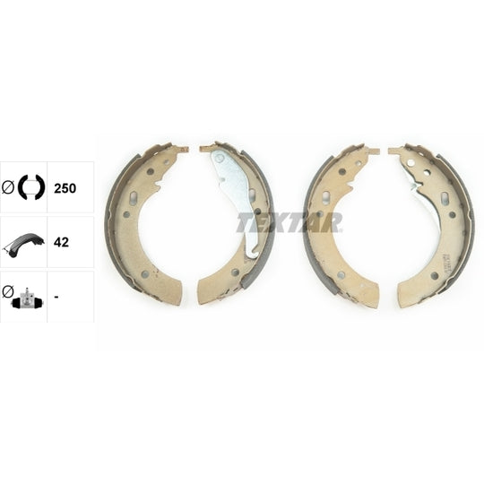 Textar Brake Shoe Set to suit BMW