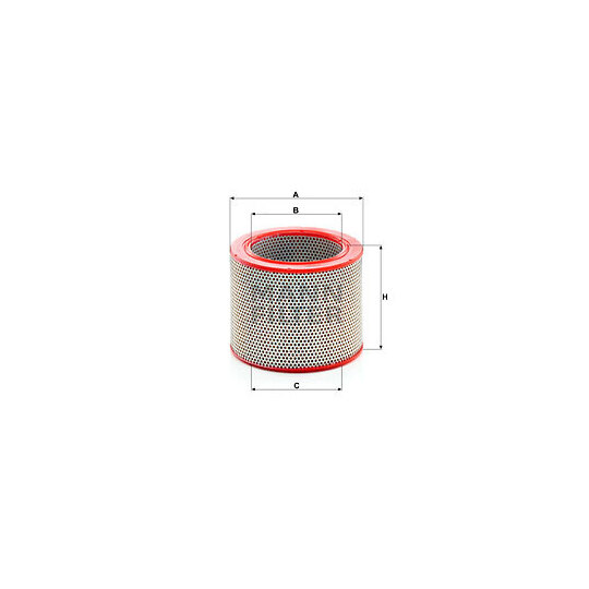 Mann-Filter Air filter to suit Mercedes-Benz, Deutz, Deutz-Fahr