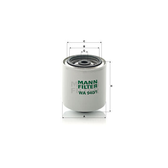 Mann-Filter Coolant filter to suit Fiat, Case, Iveco