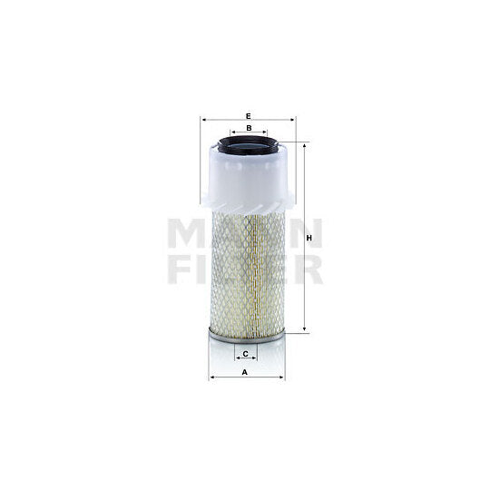 Mann-Filter Air filter to suit Mitsubishi, Ford, Nissan